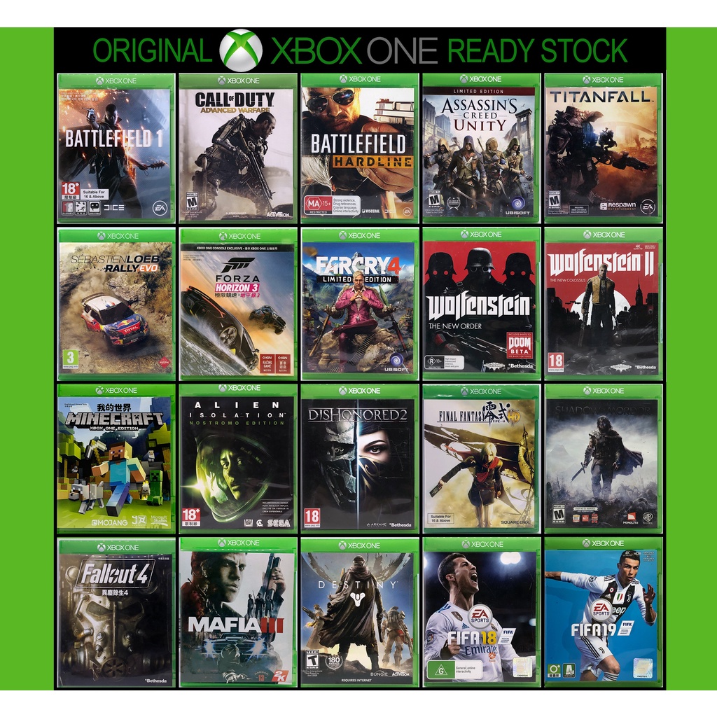 Original XBOX ONE Pre Owned Used Call of Duty Minecraft Mafia III Forza  Motor Sport 6 Horizon 3 Console Games A 🎮🎮🎮 | Shopee Malaysia