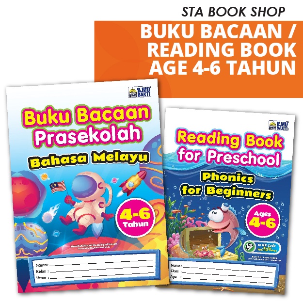 [STA] BUKU BACAAN PRASEKOLAH & READING BOOK FOR PRESCHOOL : BM & BI ...