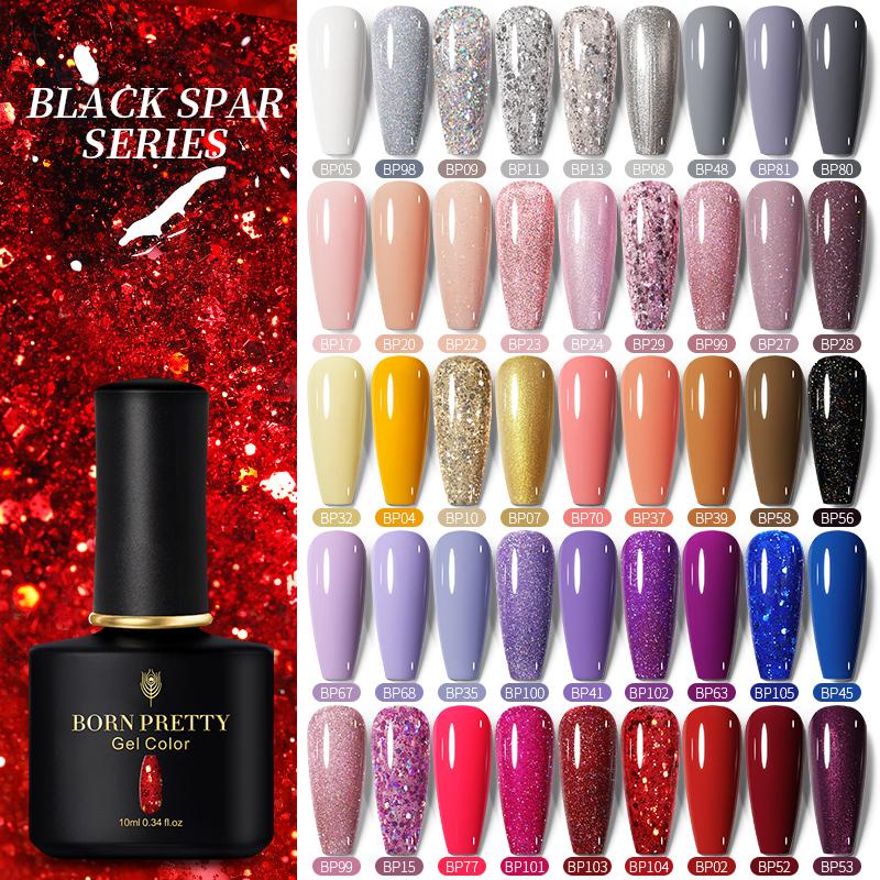 Born Pretty Gel Nail Polish Colorful Uv Art Semi Permanent Base Top Coat Manicure 10ml Shopee