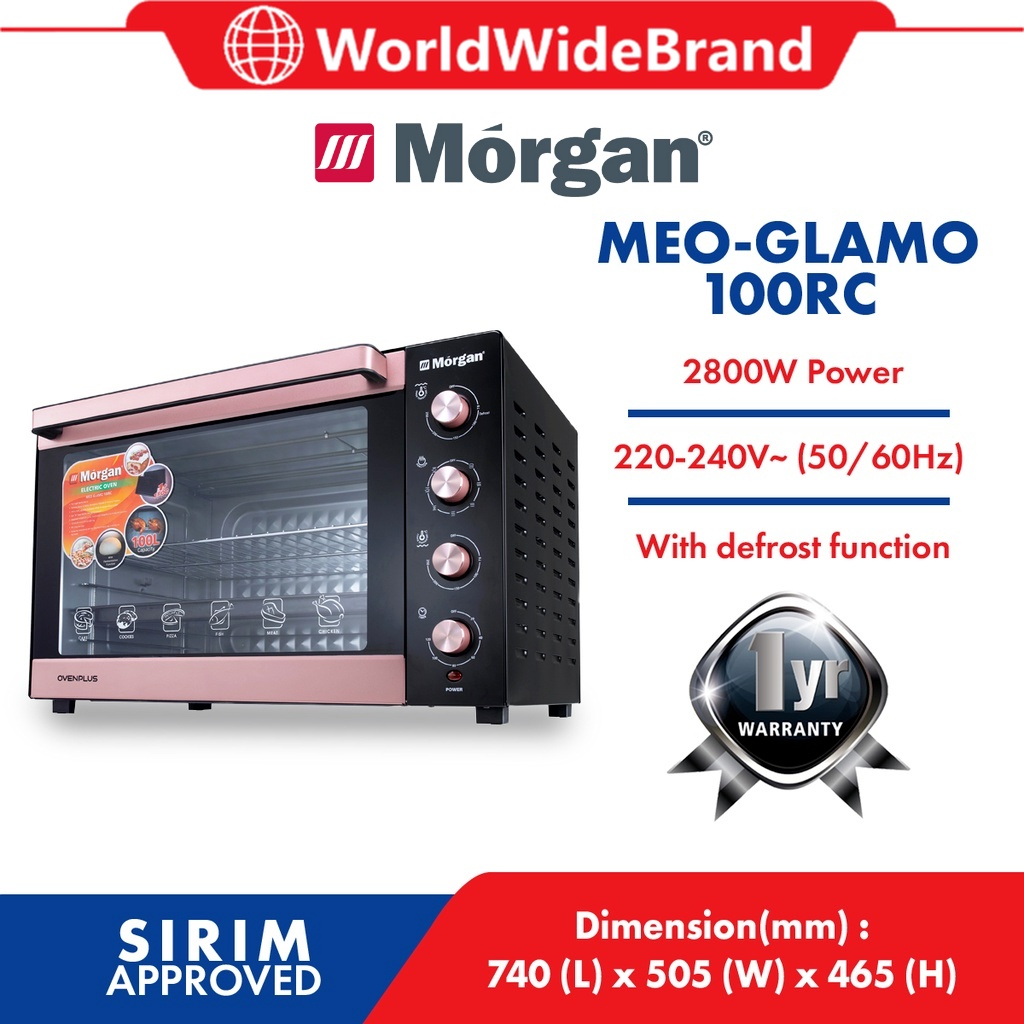 MORGAN / MISTRAL 100L Electric Oven Convection Oven Rotisserie Function MEO-GLAMO 100RC *Replace MEO-1003RC