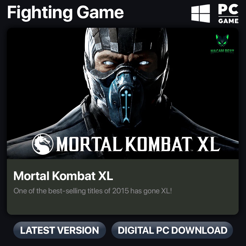 Mortal Kombat XL + All DLCs [PC DIGITAL DOWNLOAD] [OFFLINE] Shopee
