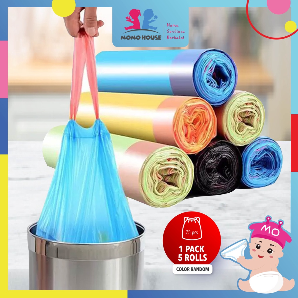 Drawstring Garbage Bag Sampah Bertali Kitchen Garbage Bag Rubbish Bag ...