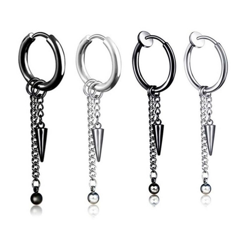 Korean Style Personalized Long Street Hip-Hop Earrings Male Trendsetter Single Ornament