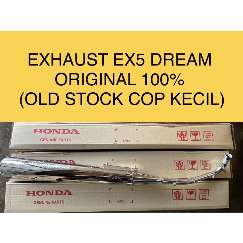 EX5 EXHAUST STANDARD ORIGINAL 100 HONDA STOK KILANG LAMA FOR HONDA EX5