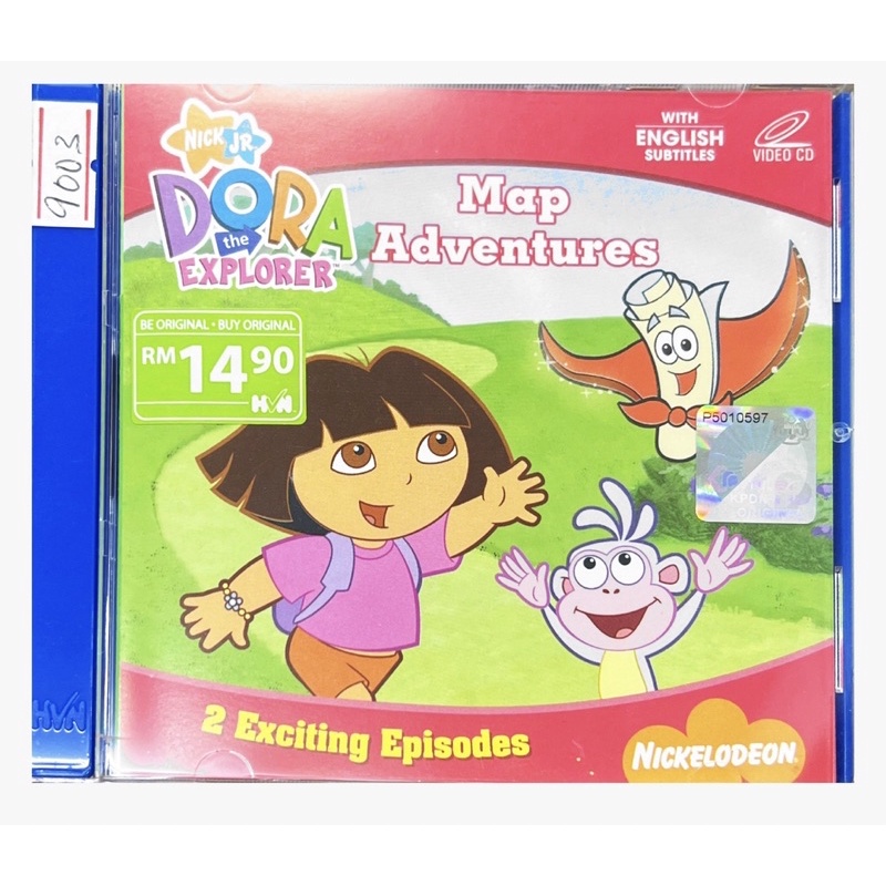 Dora the Explorer Nick JR - VCD - Map Adventures - Cartoon | Shopee ...