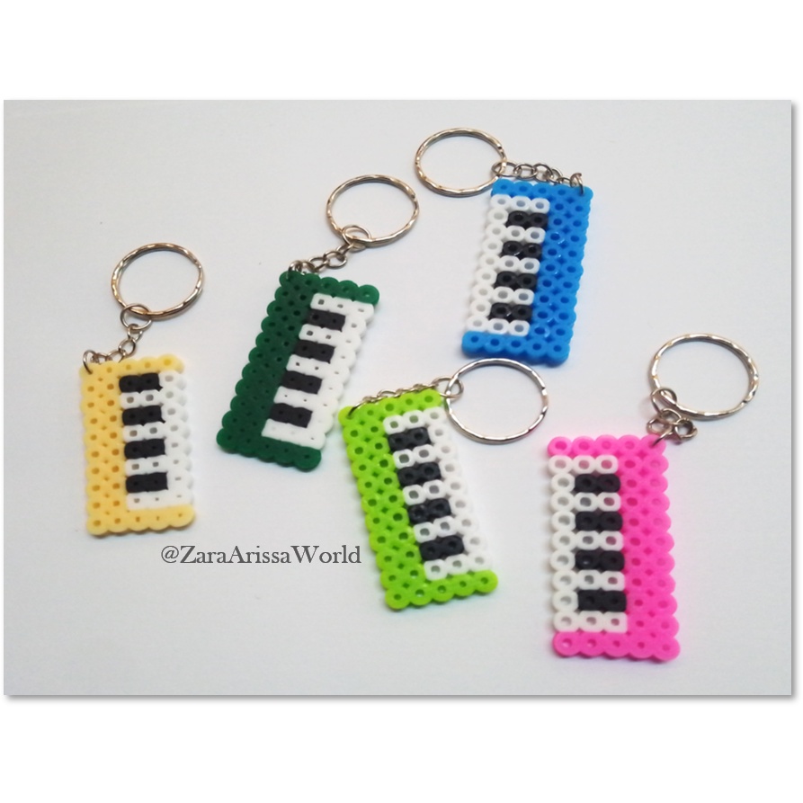 Piano Perler Bead Keychain/ Piano keychain/ Perler bead | Shopee Malaysia