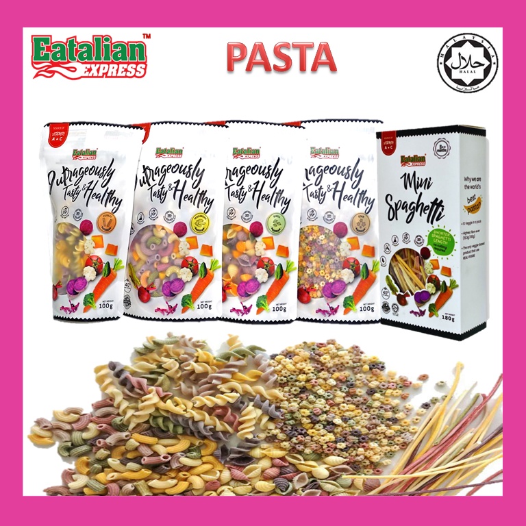 [READY STOCK] Pasta vege Eatalian Express pasta sayur baby pasta