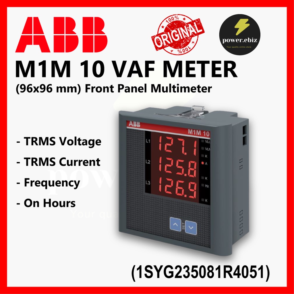 ABB M1M 10 VAF DIGITAL METER (1SYG235081R4051) Shopee Malaysia