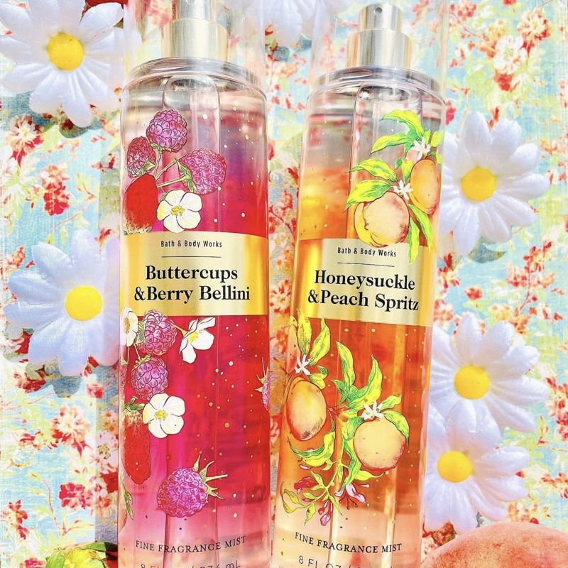 HONEYSUCKLE & PEACH SPRITZ WHITE SAGE & TEA FRAGRANCE MIST BATH AND