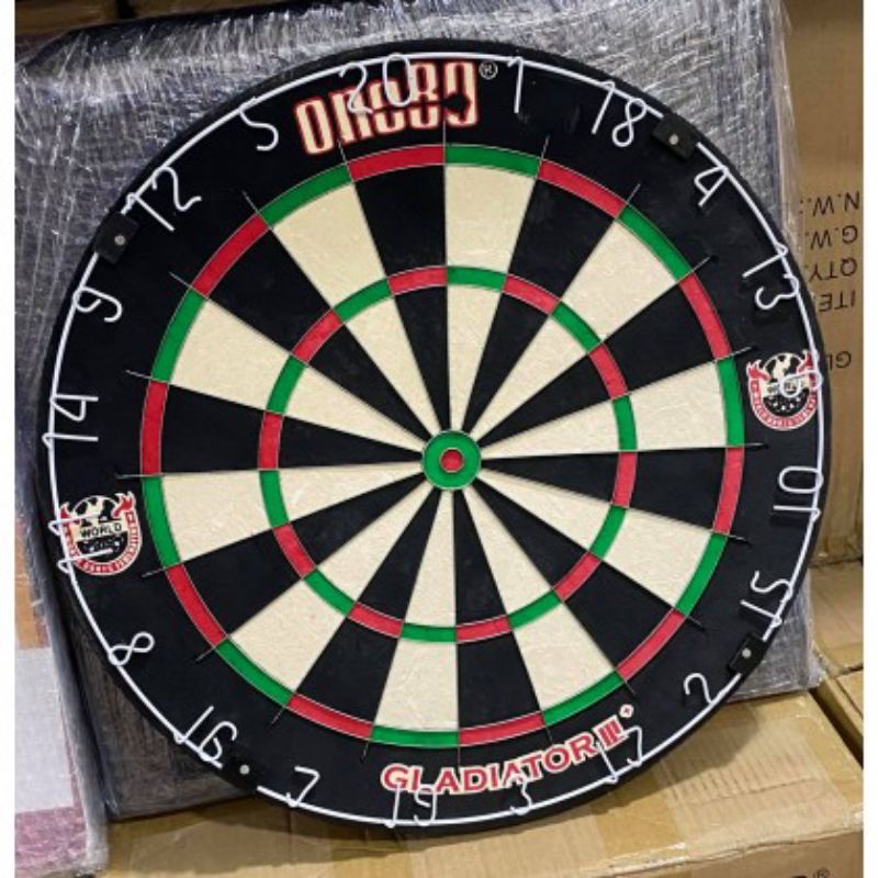 ONE80 STEEL DARTBOARD GLADIATOR III PLUS WDF APPROVED DARTBOARD