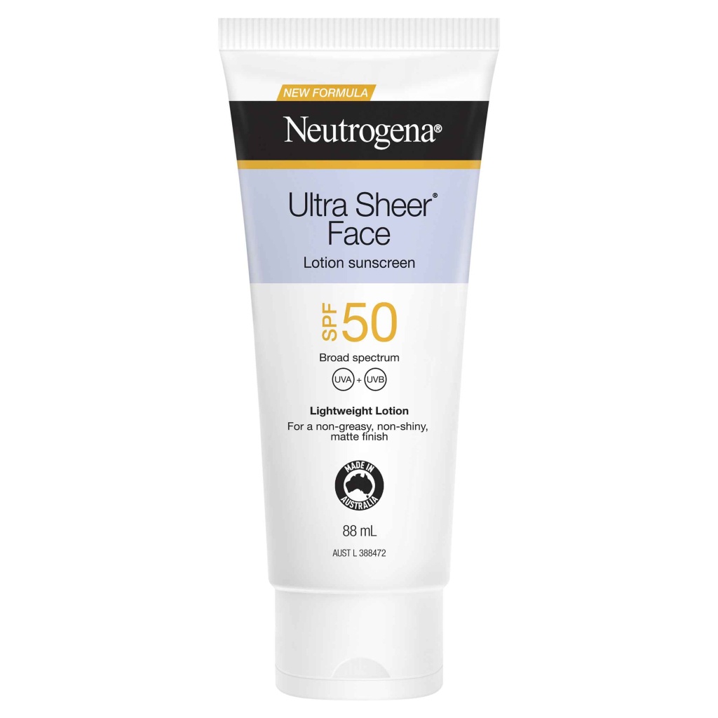 Neutrogena Ultra Sheer Face & Body Helioplex SPF50 Waterproof Sunscreen