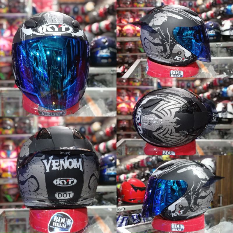 Kyt DJ maru Helmet venom motif 100 Original KYT SNIDOT Handsome