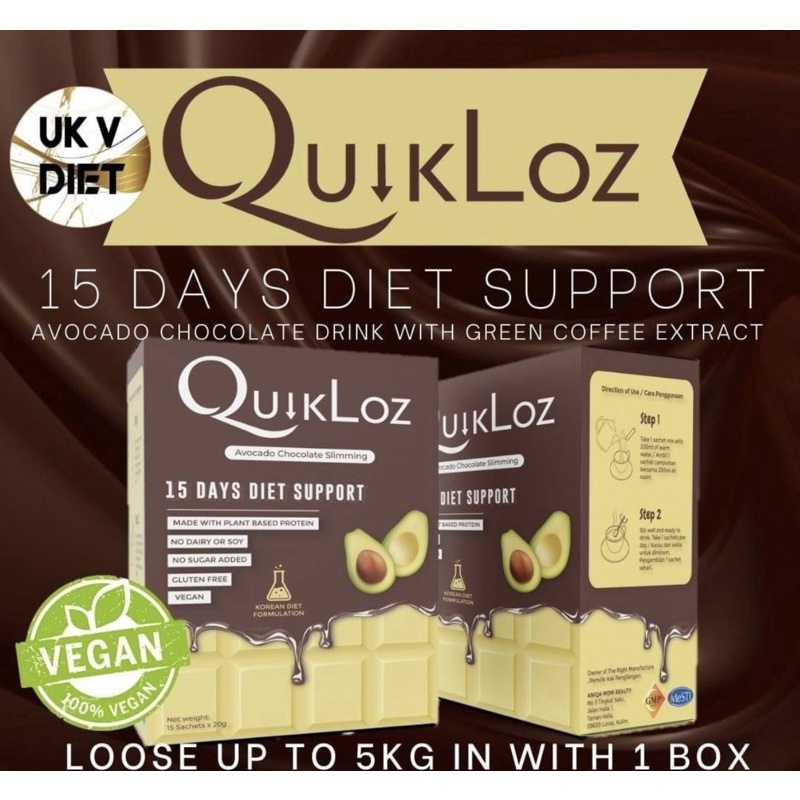 Quikloz Quick Loss Meal Replacement Slimming Drink Shopee Malaysia