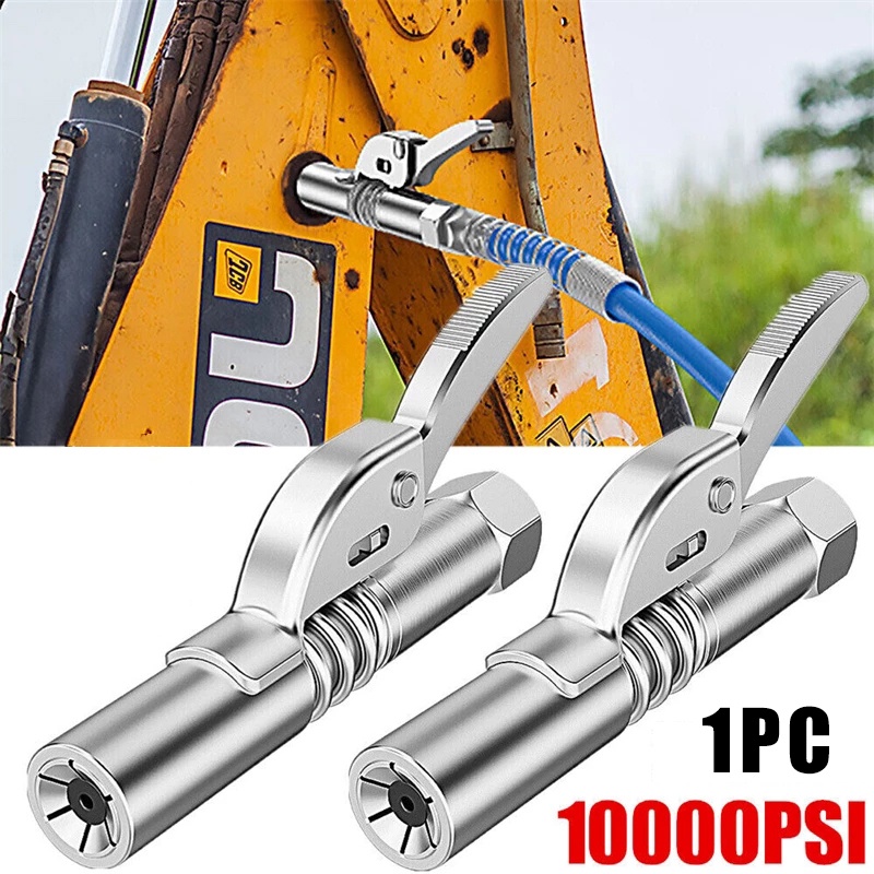Grease Gun Coupler 10000PSI Hige Pressure Oil Filling Tool Grease Pump