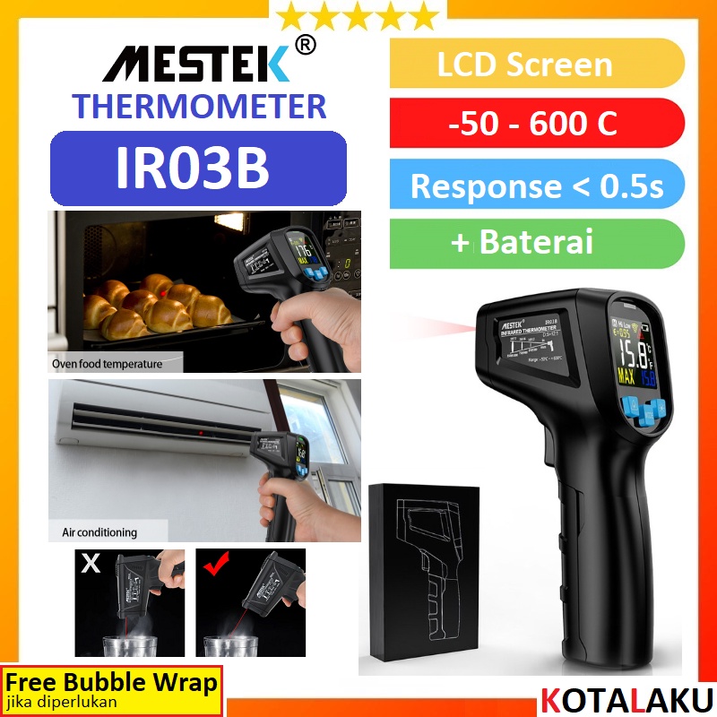 Mestek IR03B AI455. Infrared Thermogun Industrial Thermometer | Shopee ...