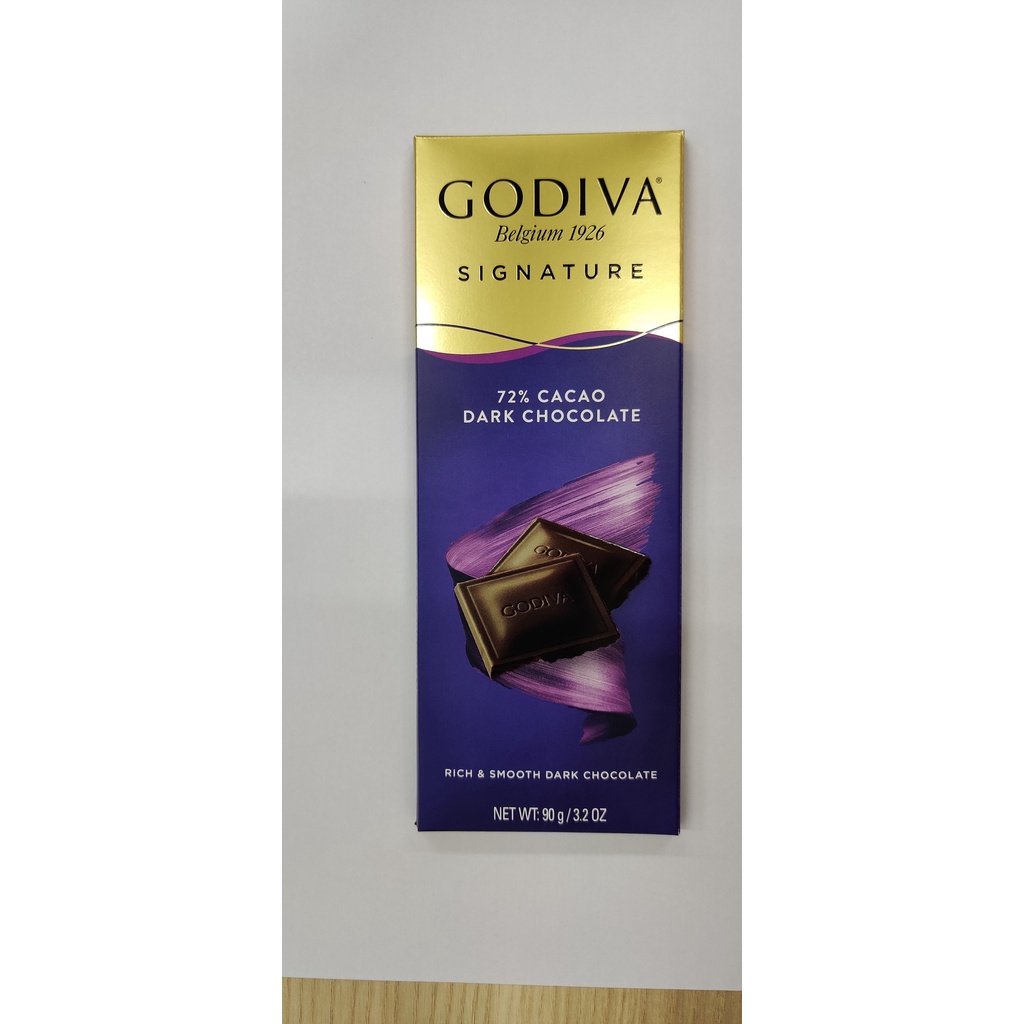 Godiva Signature 72Cacao Dark Chocolate 90g (Made In Turkey) Shopee