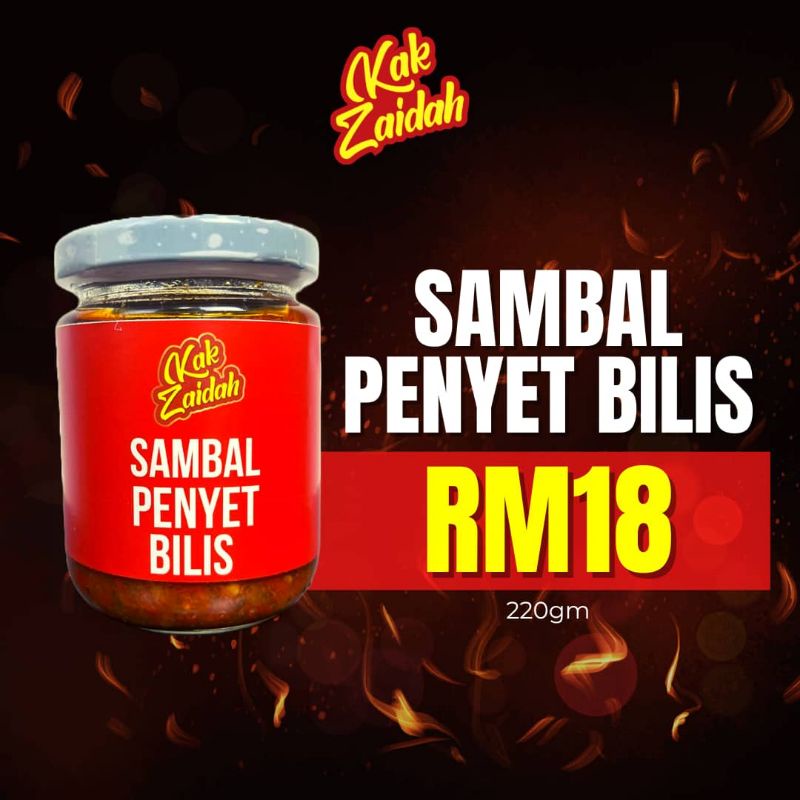 Sambal Penyet Bilis Kak Zaidah Shopee Malaysia