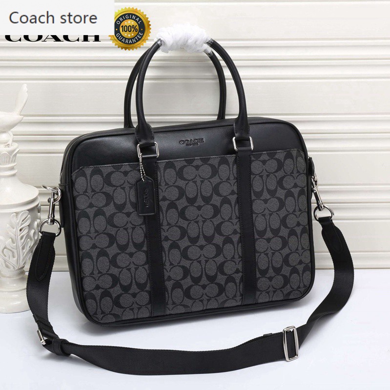 Coach handbag men fashion business briefcase computer bag large capacity  original 100% in stock 71794 | Shopee Malaysia
