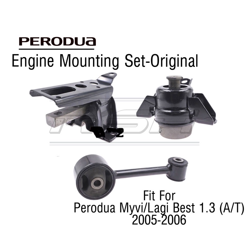 Perodua Myvi Lagi Best A T Engine Mounting Set Pcs Shopee Malaysia