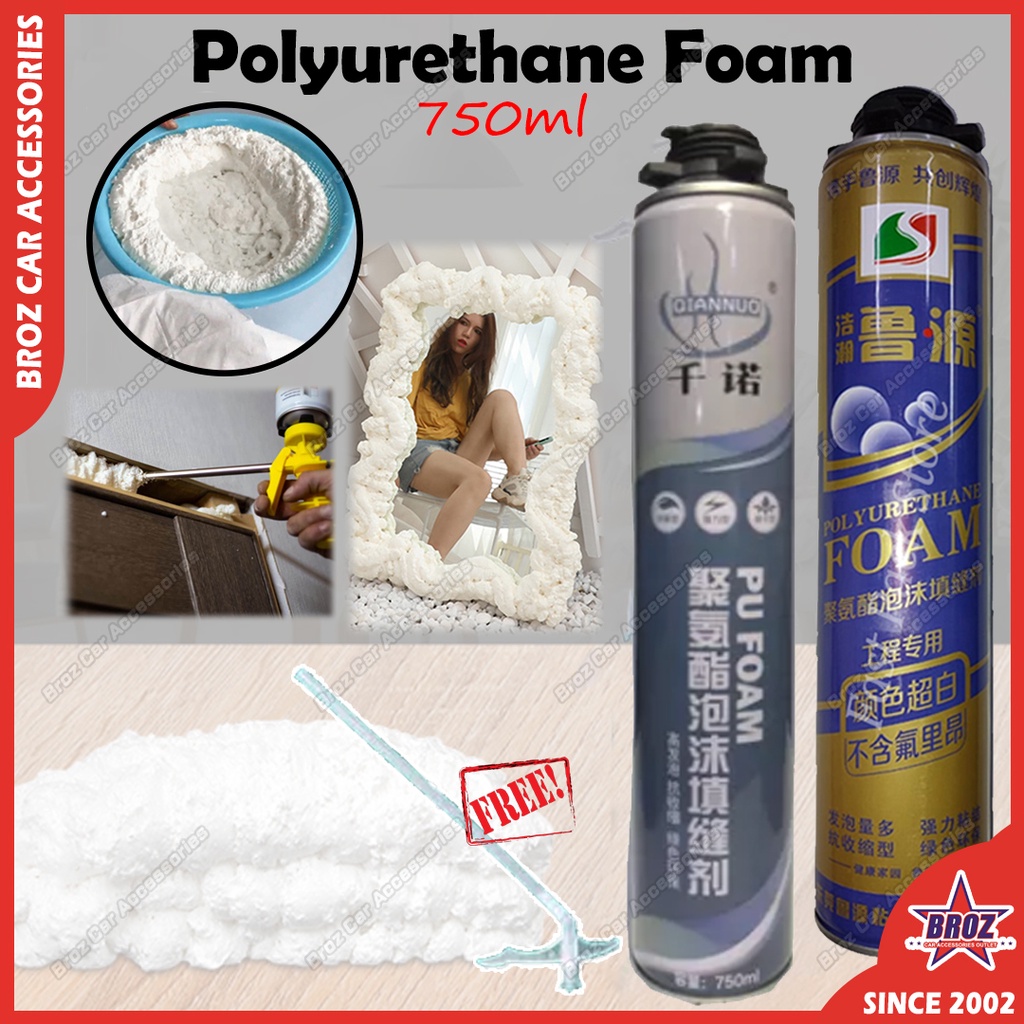 Polyurethane Expanding Foam Kerja Tampal Lubang PU Foam DIY Bubble