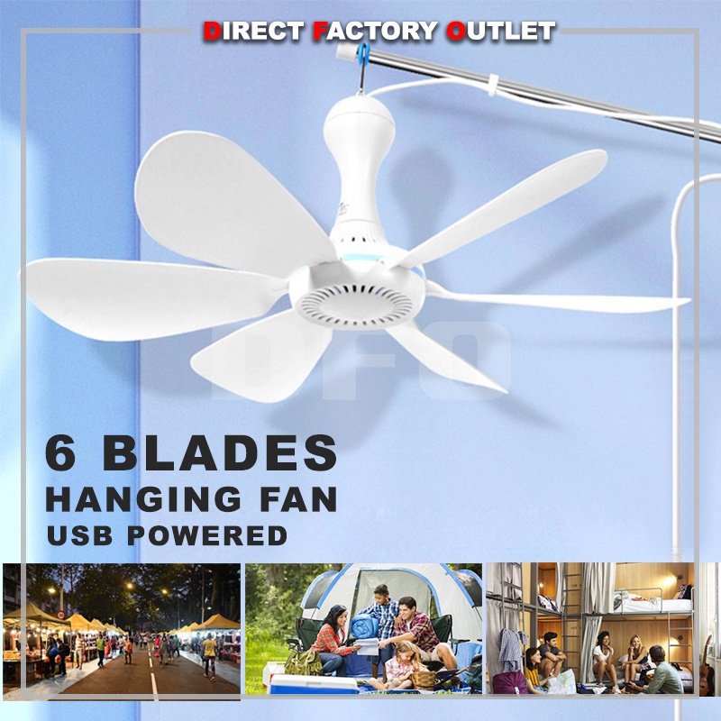 6 Blade 5V USB Ceiling Ceiling Fan Mini Fans Mini Fans Air Conditioner