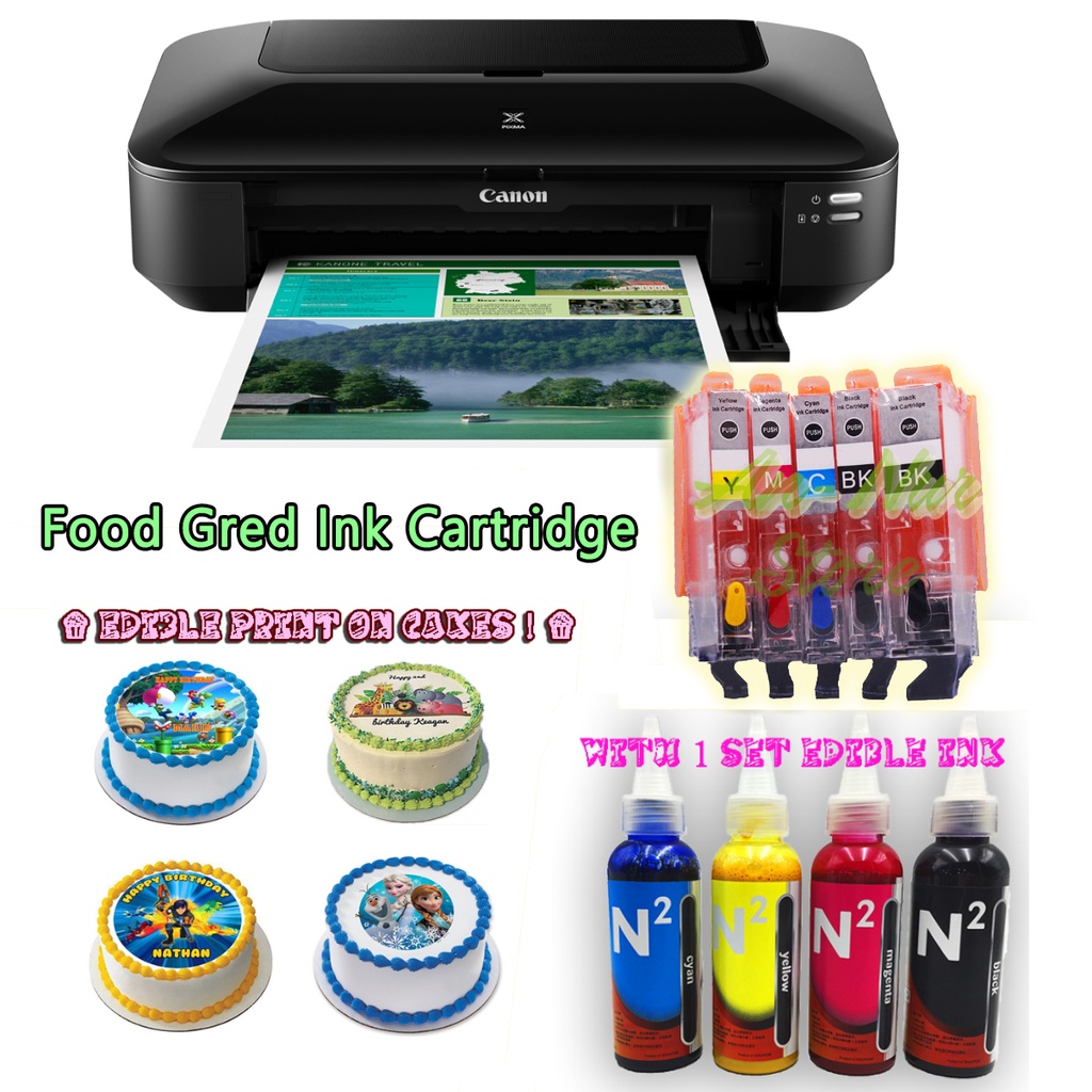 Edible Printer Set Canon PIXMA iX6770 A3+ Printer with Polystyrene Hard