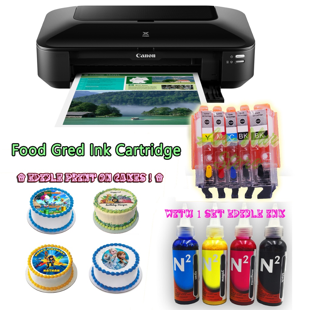 Edible Printer Set Canon Pixma Ix6770 A3 Printer With Polystyrene Hard Material Empty 4563