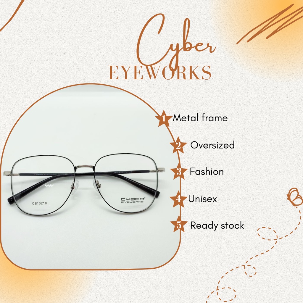 Cyber Eyeworks Spectacle Metal Frame / Bingkai Cermin Mata Trend ...