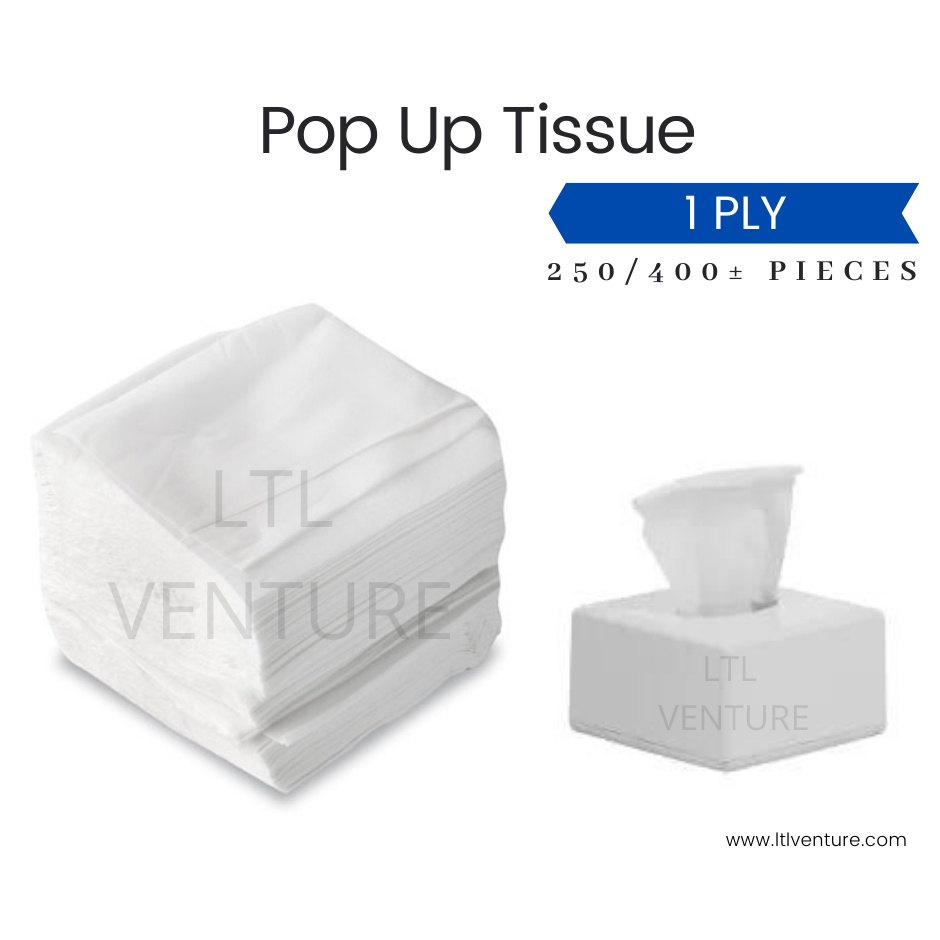Pop Up Tissues 1 Ply/250 Pcs/400 Pcs Shopee Malaysia