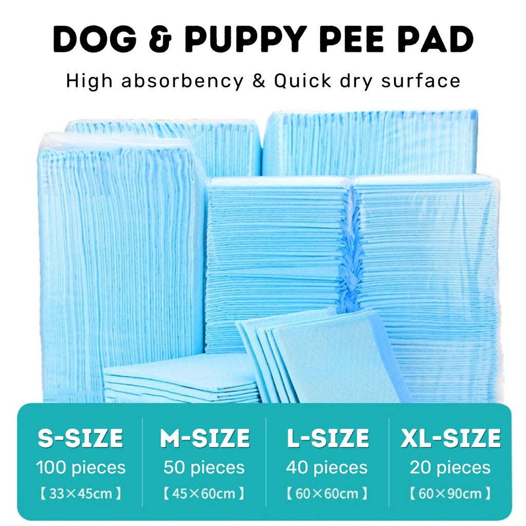 Dog Puppy Pee Pad Wee wee pad Leakproof 5Layer Pee Pads with Quick