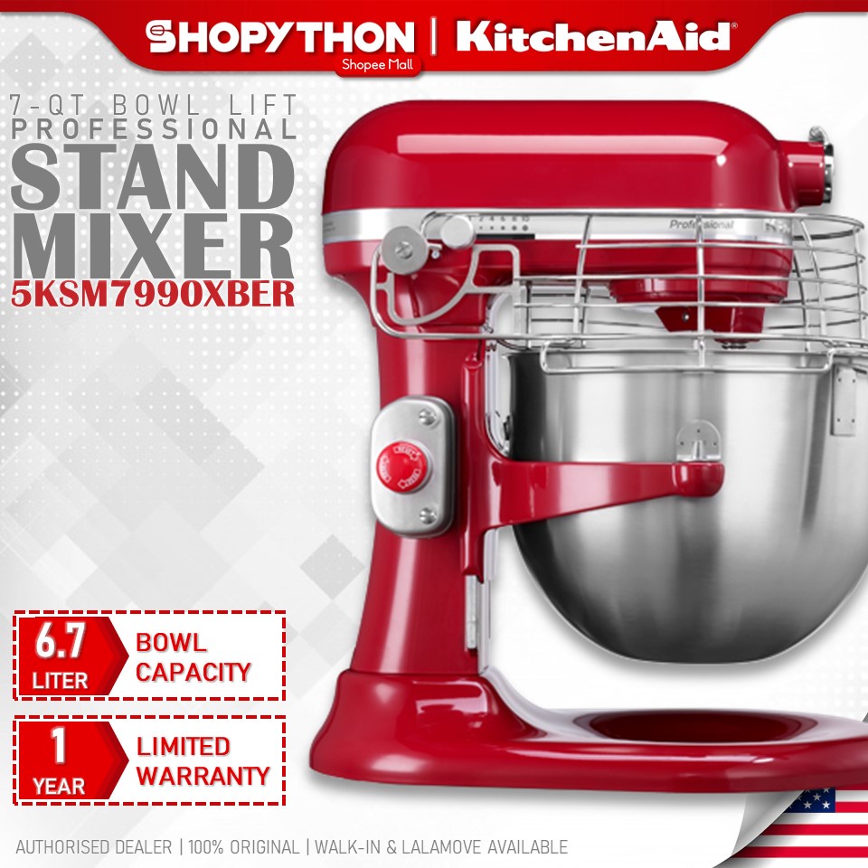 KITCHENAID 7-Quart Professional Bowl-Lift Stand Mixer 5KSM7990XBER