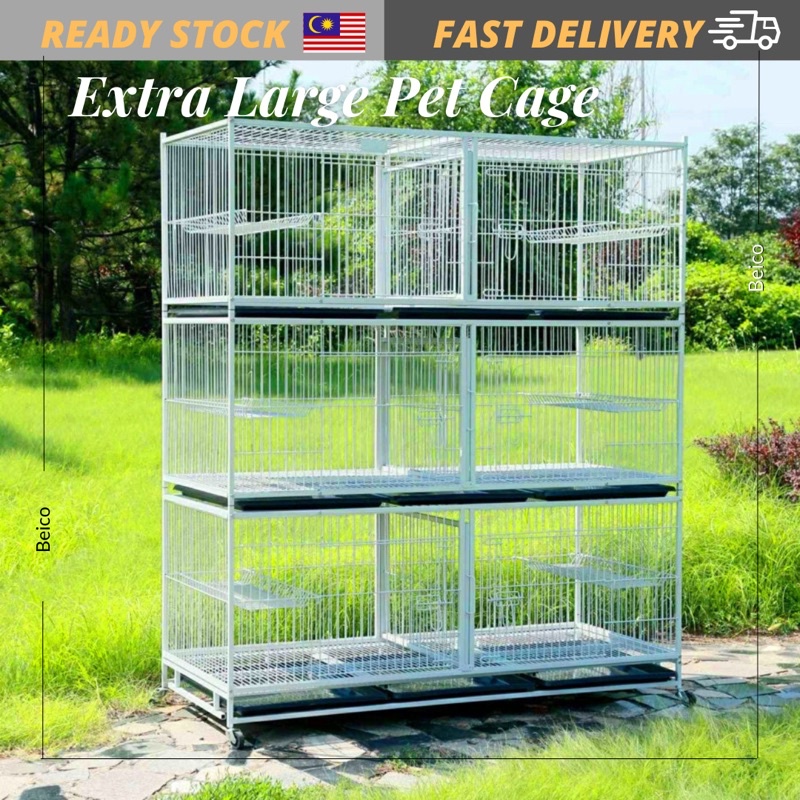 Large cat cage pet playpen cat crate kennels Breeding Cat Cage Pet Wire