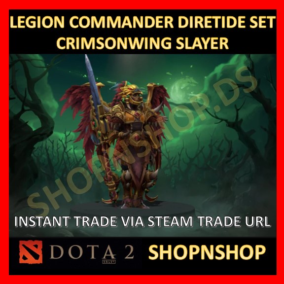 DOTA 2 Legion Commander (LC) Rare Crimsonwing Slayer Diretide Set