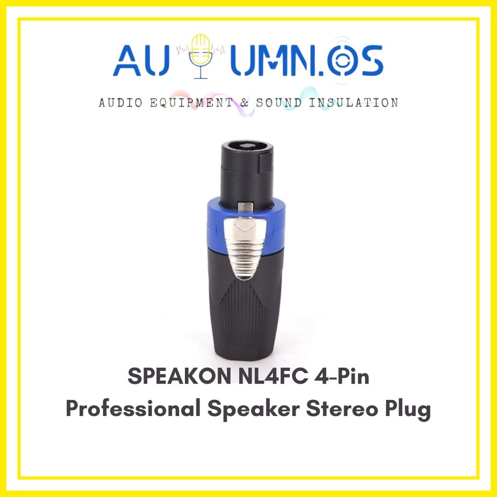 Cavo Prolunga Speakon 12AWG 4 Pin – Maschio-femmina Con Blocco A Torsione Per Audio Professionale