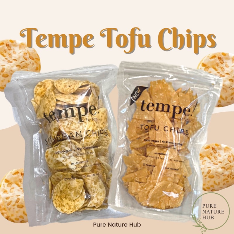 Tempe Soybean Chips Tofu Chips Healthy Snacks Low Fat Diet High Protein