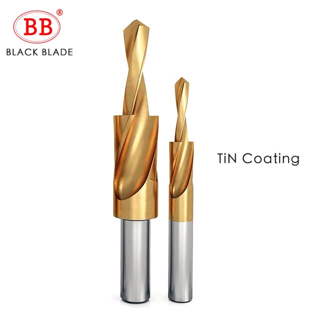 Bb Counterbore Twist Step Drill Dual Cutting Bit Hss For Metal 90 180