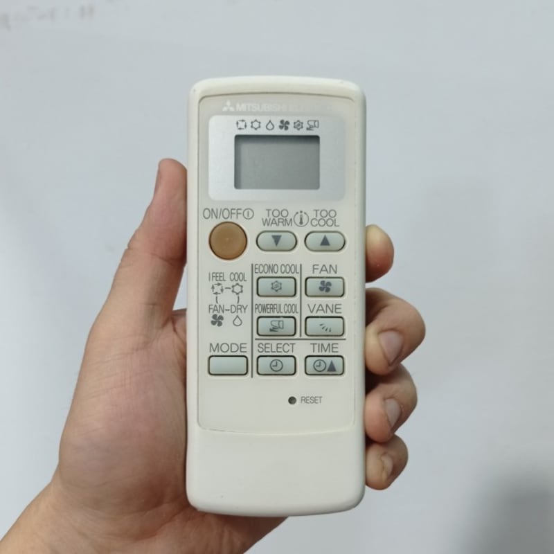 Original Mitsubishi Electric Air Conditioner Remote (i) Shopee Malaysia