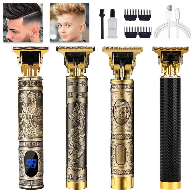 Man Hair Clipper Hairdresser Vintage T9 Hair Trimmer Profesional Shaver Trimmer for Men Barber Cutting Machine Professional Dog