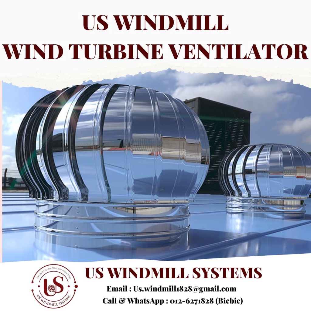 US WINDMILL WIND TURBINE VENTILATOR 24 (KUALA LUMPUR-HULU KELANG)