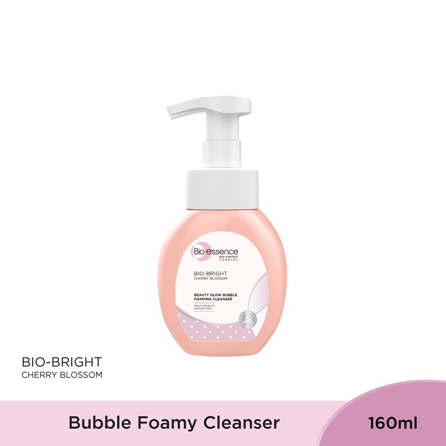 BIO-ESSENCE Bio-Bright Beauty Glow Bubble Cleanser 160ml | Shopee Malaysia