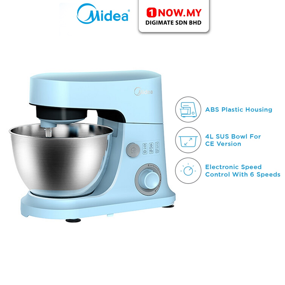 MIDEA 4L 600W Stand Mixer MSM400BL Shopee Malaysia