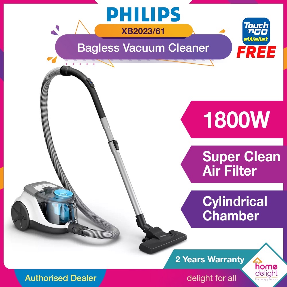 Philips Bagless Vacuum Cleaner 1800W [ XB2023 XB2023/61 ] Shopee Malaysia