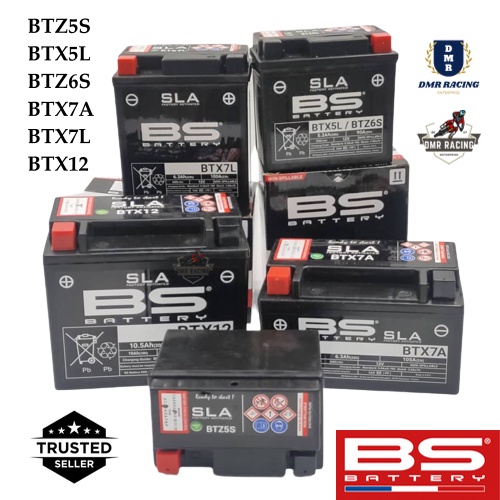 Motorcycle BS Battery BTZ5S BTX5S BTZ6S BTX7A BTX7L BTX7S BTX12 HONDA/YAMAHA/SUZUKI/KAWASAKI/KTM/BMW