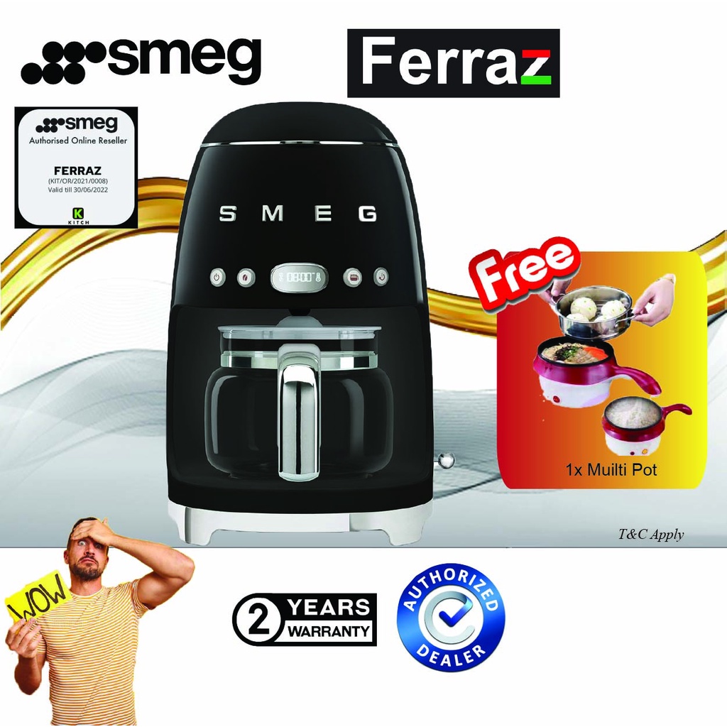 SMEG Drip Filter Coffee Machine DCF02 Shopee Malaysia