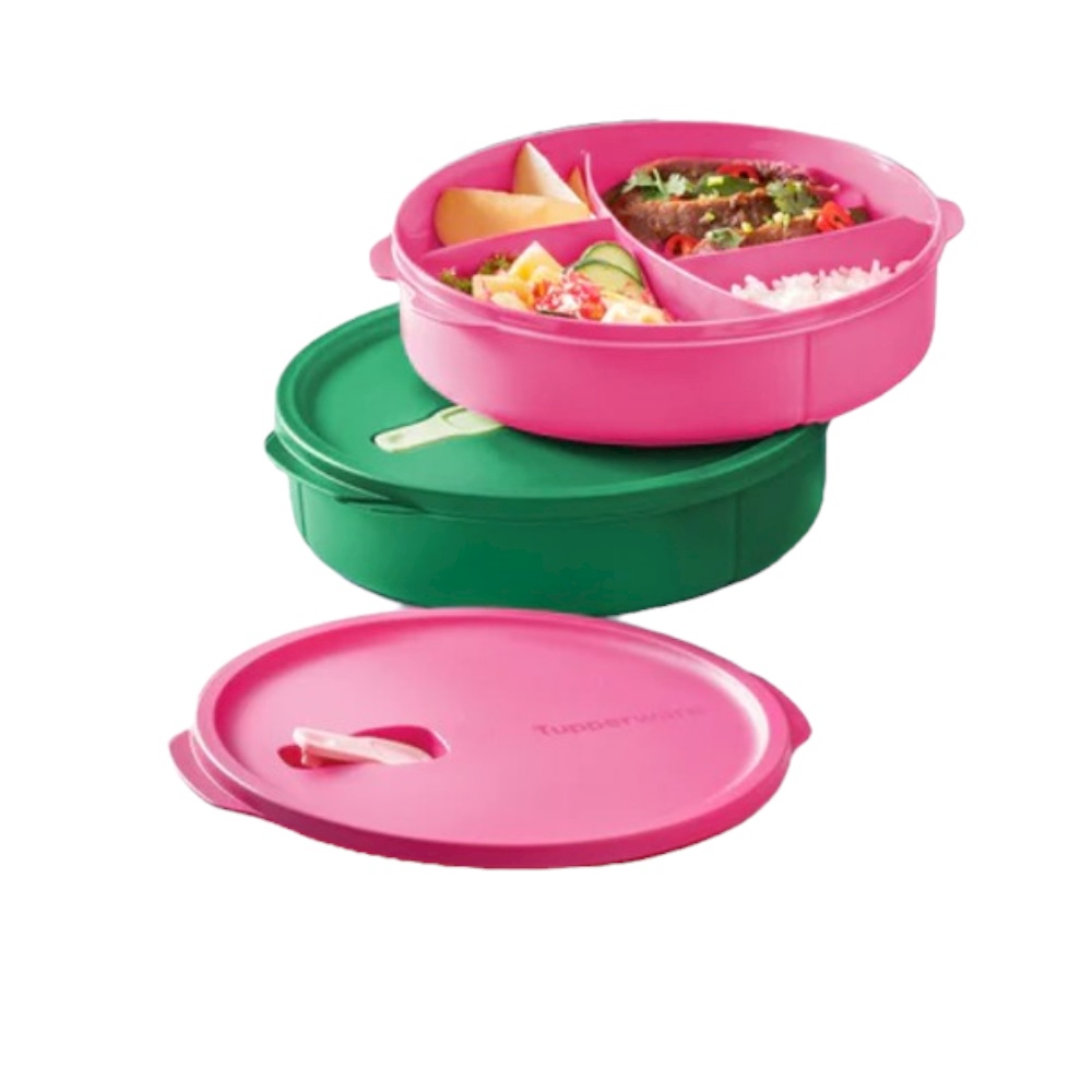 Tupperware Microwaveable Divided Lunch Bowl (1) 830ml Shopee Malaysia