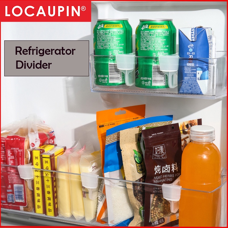 Locaupin Mini Fridge Hanging Organizer for Snacks Small Size