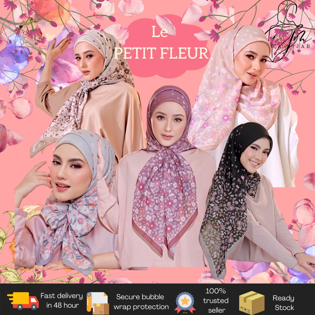 Tudung Ruffle Le PETIT FLEUR Collection | Shopee Malaysia