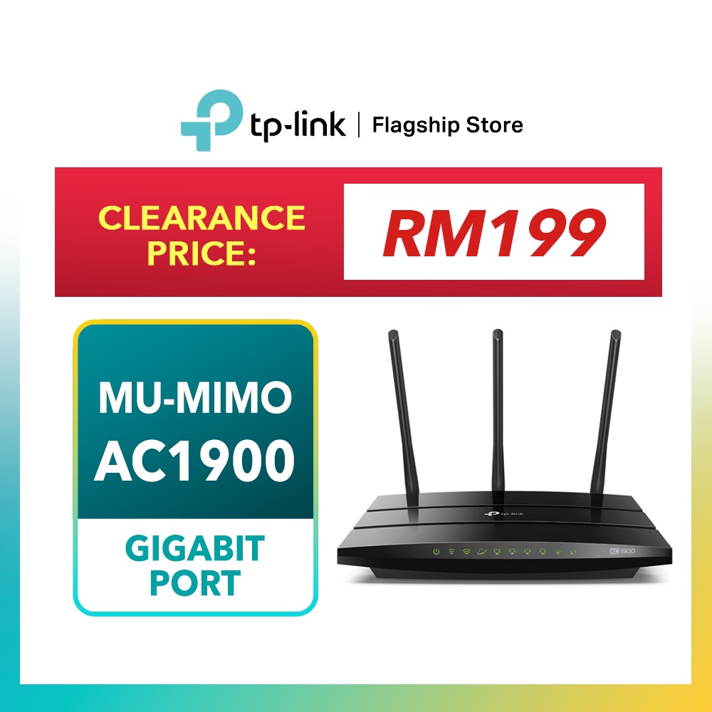 TP-Link Archer A9 - AC1900 Wireless Dual Band Gigabit Router | Shopee ...