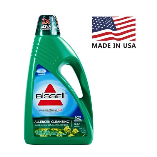 Bissell 2X Allergen Cleaner Carpet Detergent Solution 709ml 24Oz