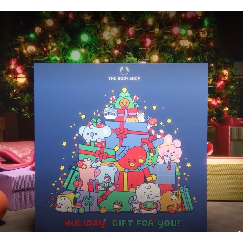 BT21 x The Body Shop 2022 Holiday Advent Calendar [Line Friends